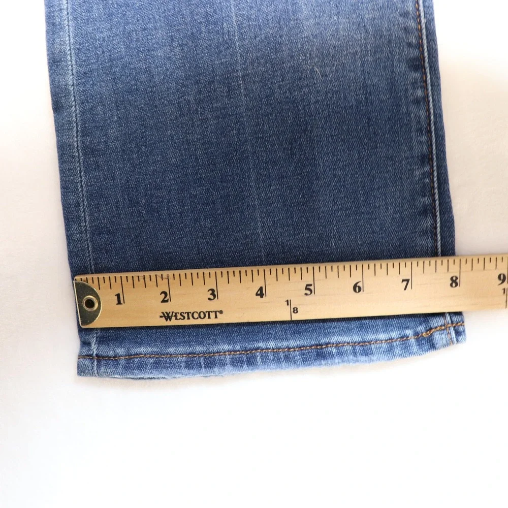 LOFT Medium Blue High Rise The Kick Crop Petite Jeans 28/6P - Picture 11 of 11